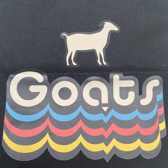 ❤️ 🆕 GOATS Drawstring Black Bag - Picture 4 of 6